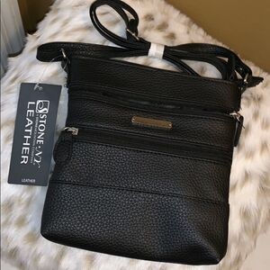 Stone Mountain NY Leather crossbody